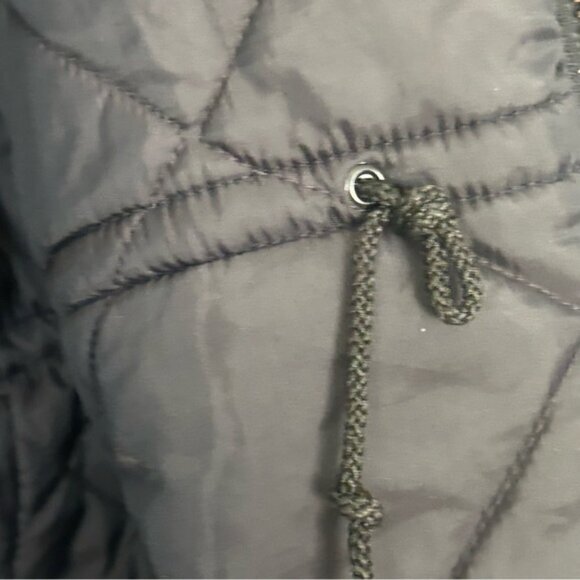 Vintage Carhartt Black Canvas Quilted Corduroy Collar Chore Work Jacket Size 48 - Picture 7 of 12